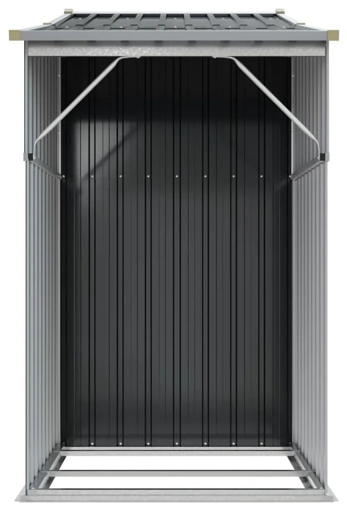 Abrigo de jardim 277x93x179 cm aço galvanizado antracite