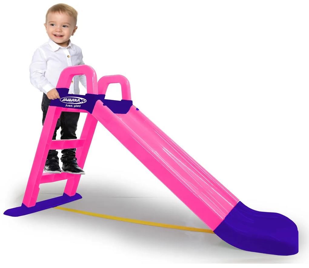 Escorrega infantil Funny Slide rosa