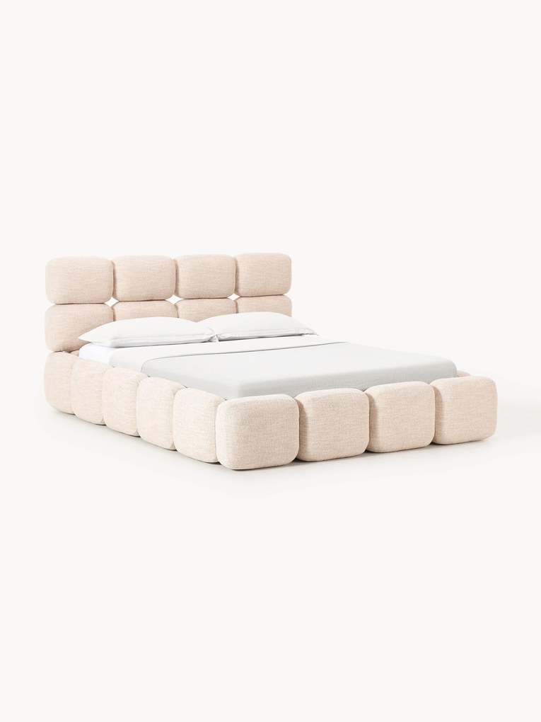 Bouclé Upholstered Bed Tayla