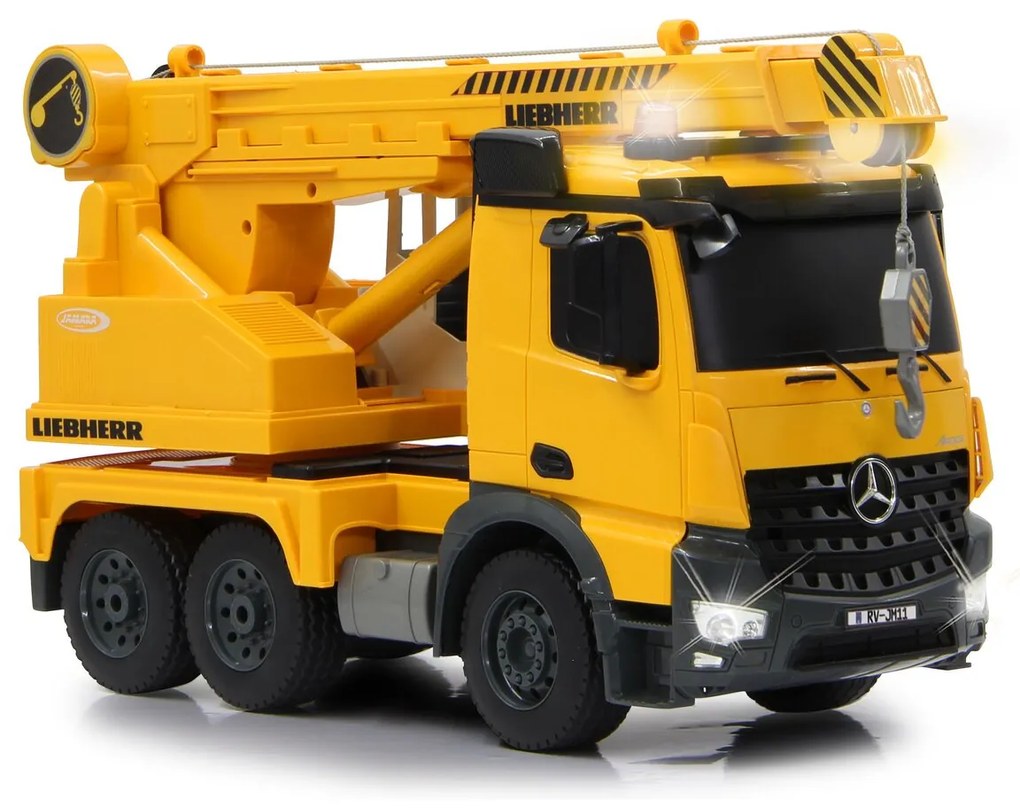 Camião grua Telecomandado Mercedes-Benz Arocs Liebherr 1:20 2,4 GHz