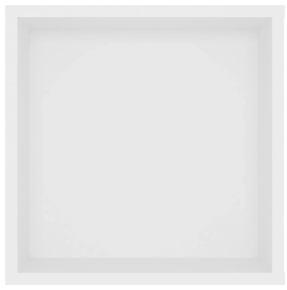 Armário de parede para TV 102x35x35 cm contraplacado branco