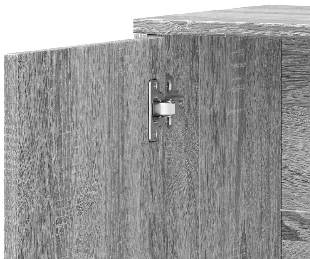 Aparador 60x31x70 cm derivados de madeira cinzento sonoma