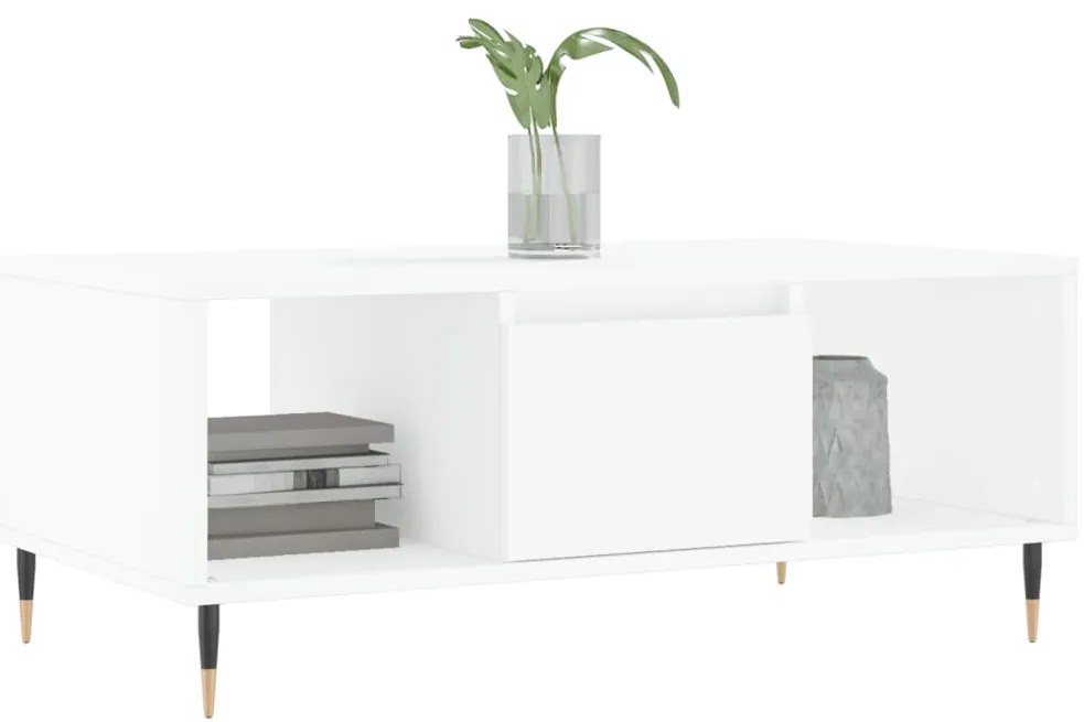 Mesa de centro 90x50x36,5 cm derivados de madeira branco