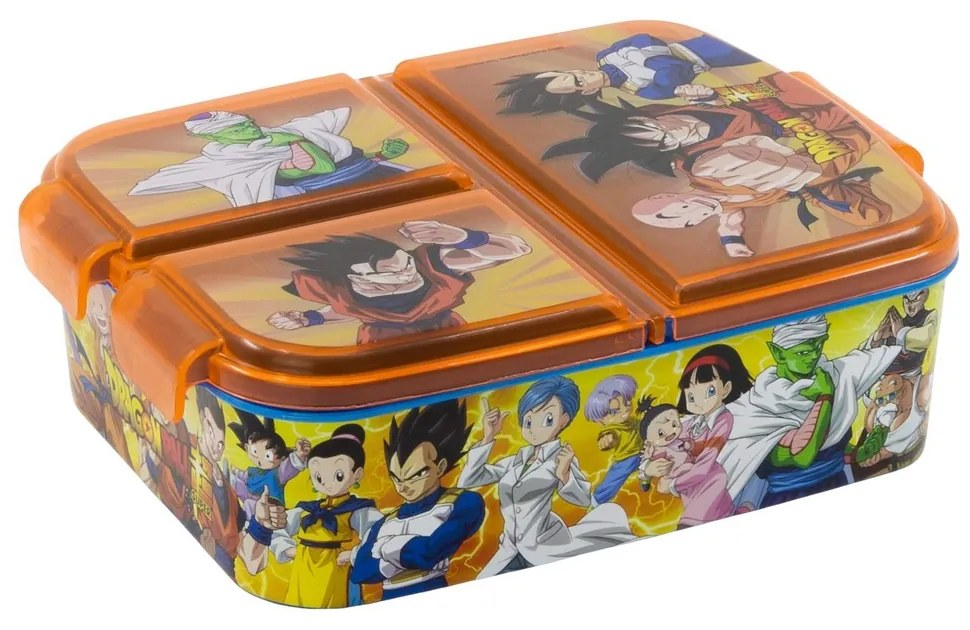 Lancheira com Compartimento para Talheres Stor Dragon Ball (6,7 X 16,5 X 19,5 cm)