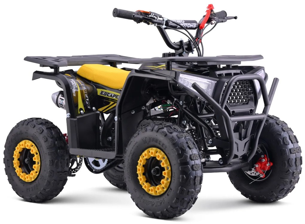 Moto 4 gasolina para Crianças Motors Quad Escape 49cc Amarela