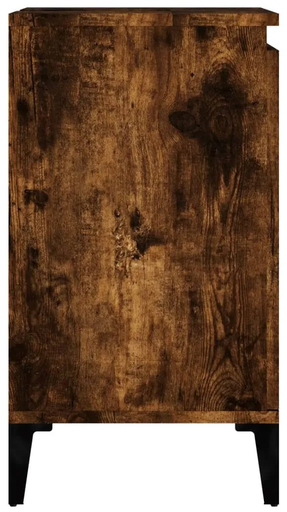 Móvel p/ lavatório 58x33x60cm derivados madeira carvalho fumado