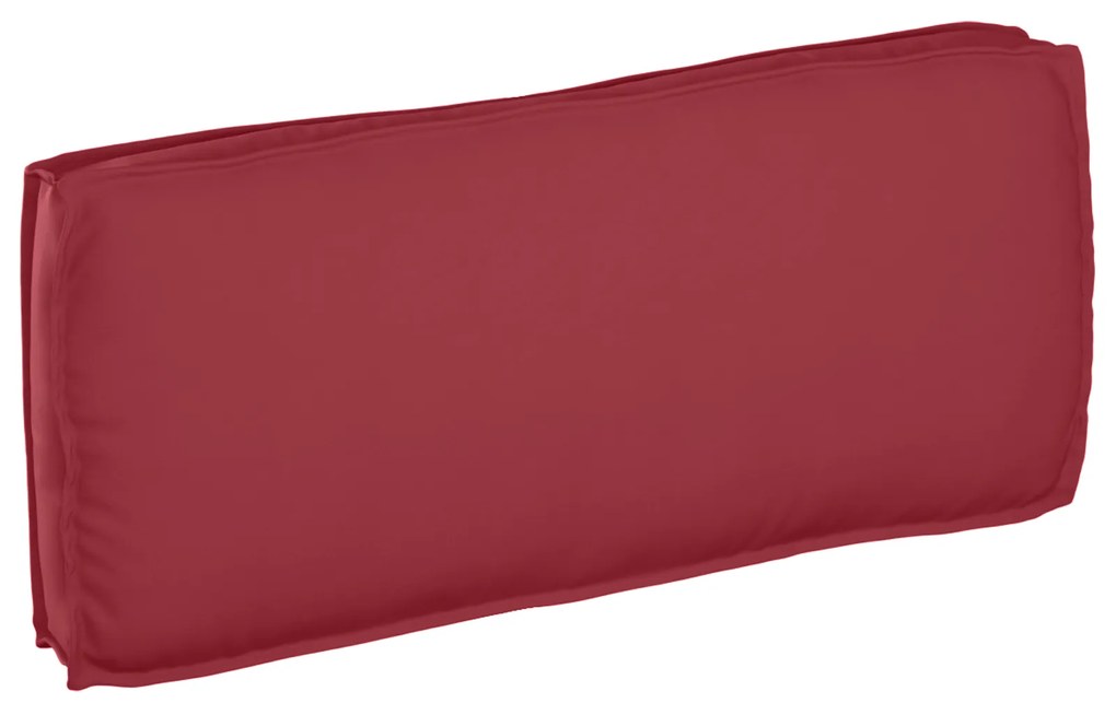 vidaXL Capa de Palete para Assento/Encosto Vermelho Vinho 120x50x12 cm Tecido Oxford