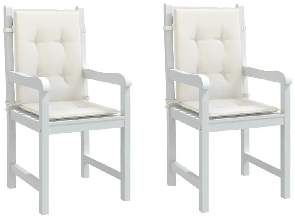 Almofadões lombares p/ cadeiras 2pcs 100x50x4cm mesclado tecido