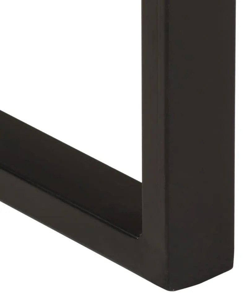 Mesa de jantar 110x55x75 cm madeira de mangueira maciça