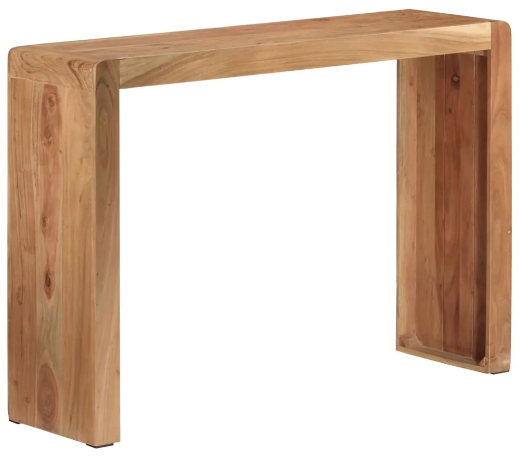Mesa consola 110x30x76 cm madeira de acácia maciça