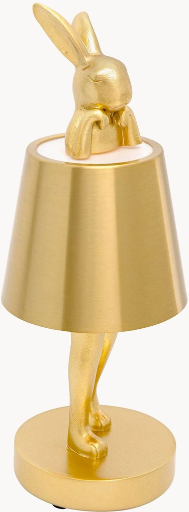 Candeeiro de mesa LED de design pequeno portátil e regulável Rabbit
