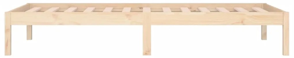 Sofá-cama sem colchão 80x200 cm madeira de pinho maciça
