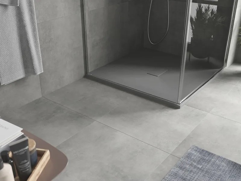 Mexen Hugo base de duche quadrada SMC 100 x 100 cm, cinza - 42611010