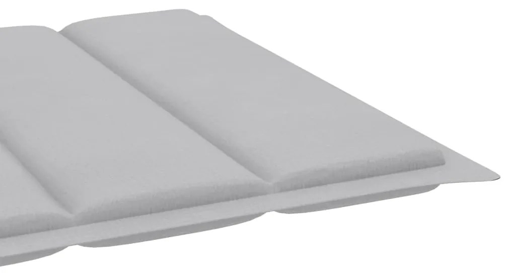 Espreguiçadeira com mesa e almofadão madeira de teca maciça