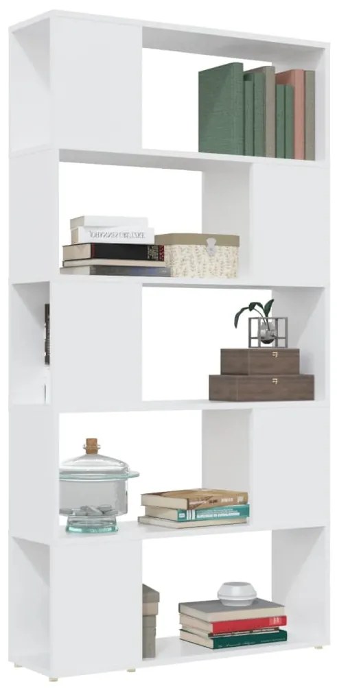 Estante/divisória 80x24x155 cm contraplacado branco