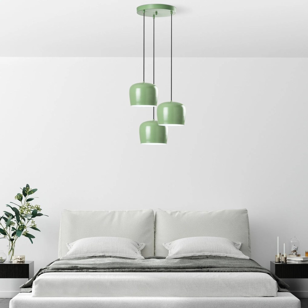 Chandelier Yozgat – Mint – Ø45 cm
