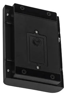 Candeeiro de parede exterior preto com LED e sensor de luz/escuro - Gaev Moderno
