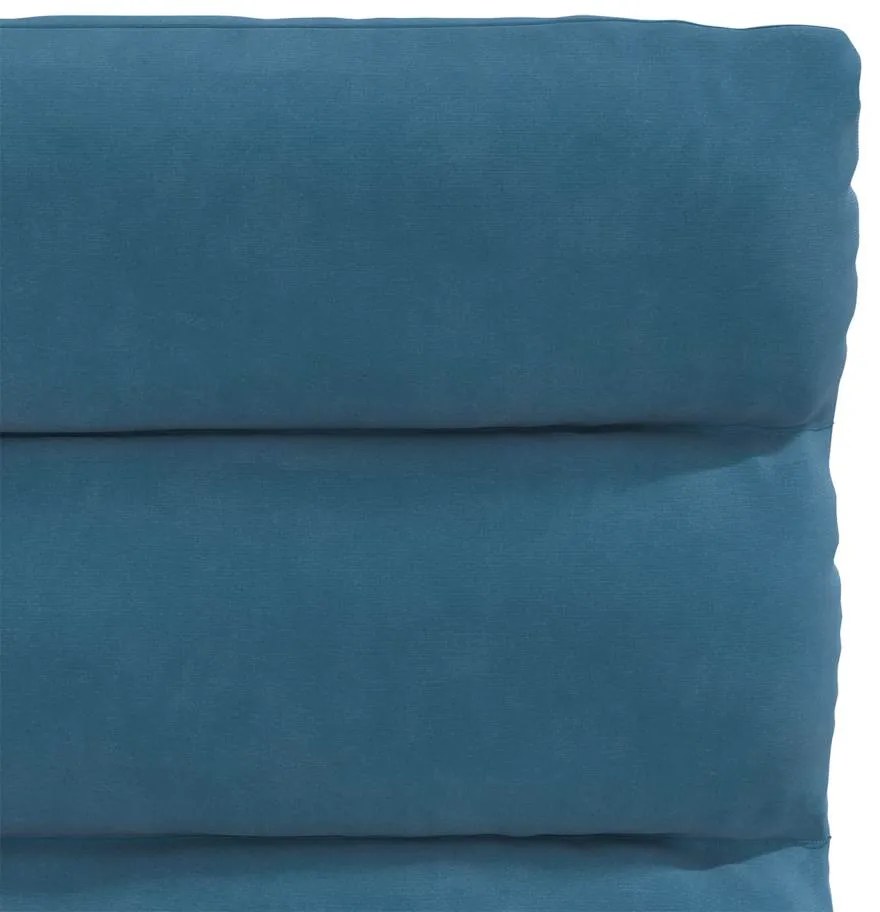 Cadeiras de jantar 2 pcs veludo azul