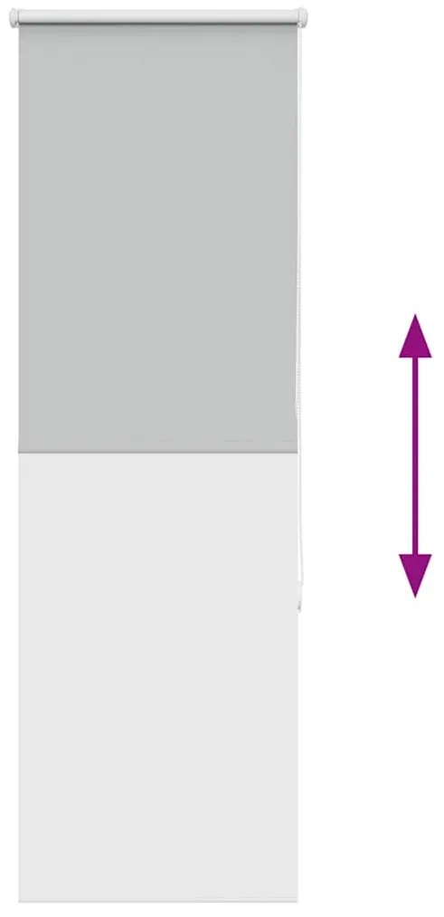 Persiana de enrolar 60x175 cm largura tecido 55,7 cm poliéster