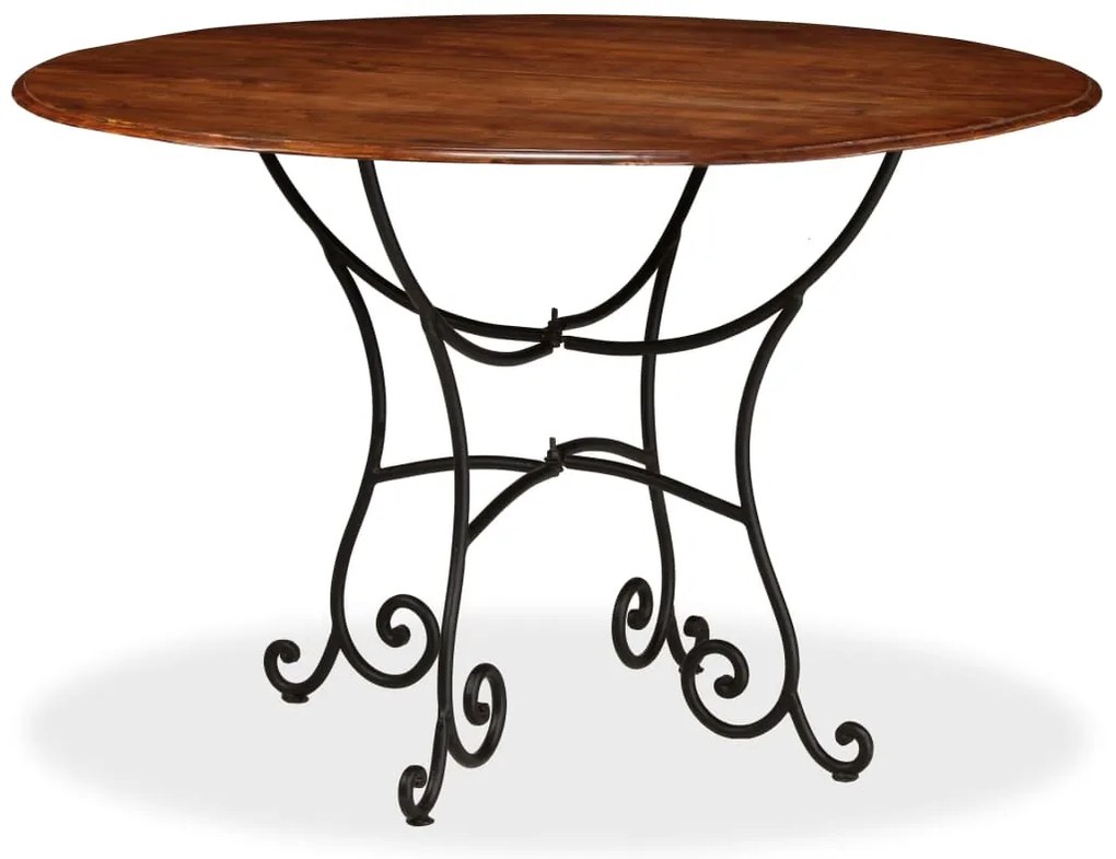 Mesa jantar acácia maciça c/ acabamento a mel 120x76 cm