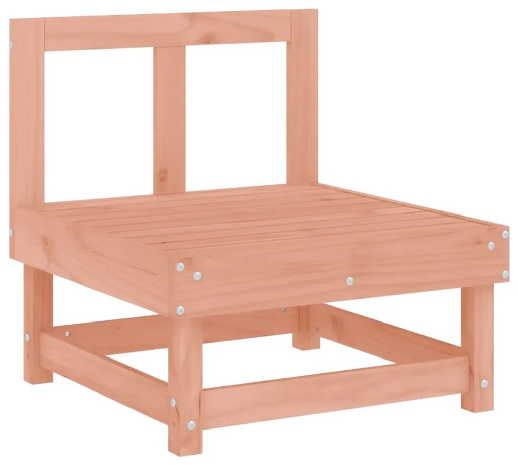 7 pcs conjunto lounge de jardim madeira de douglas maciça