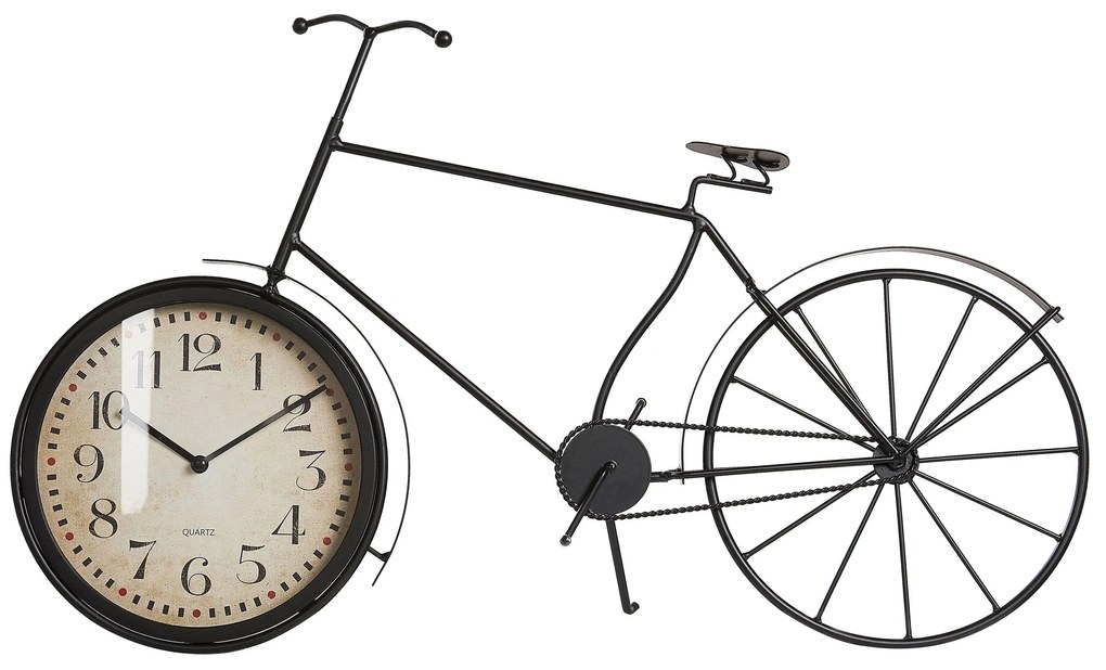 Relógio de mesa preto 37 cm LILLO Beliani