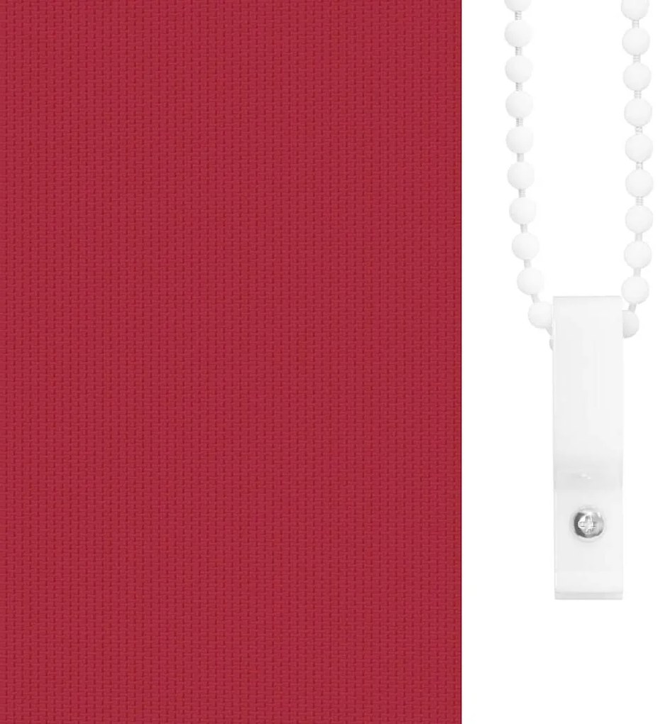 Estore de rolo 80 x 175 cm, Vermelho