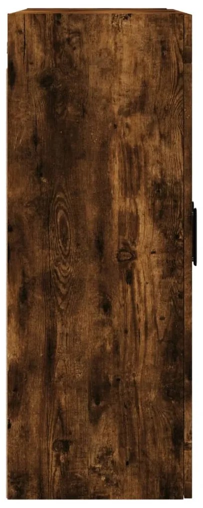 Armário de parede 69,5x34x90 cm carvalho fumado