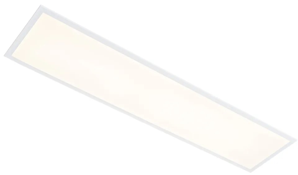 Painel LED Embutido Branco Retangular Incl. LED 3000K - 6500K com Interruptor DIP - Seagal Moderno