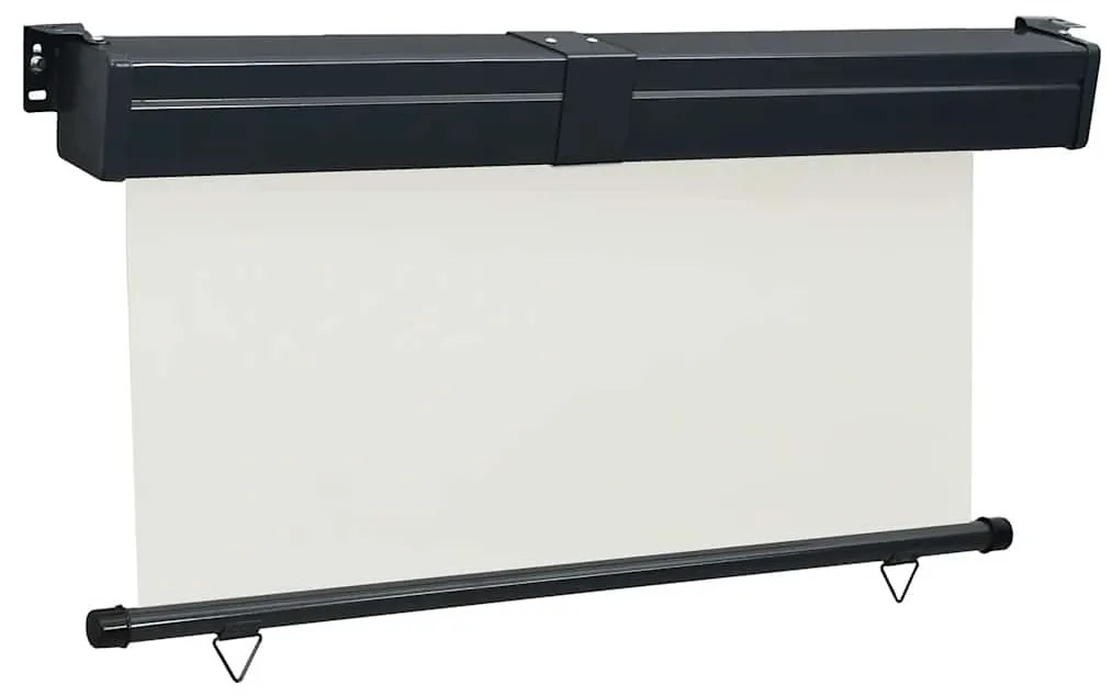 Toldo lateral para varanda 145x250 cm cor creme