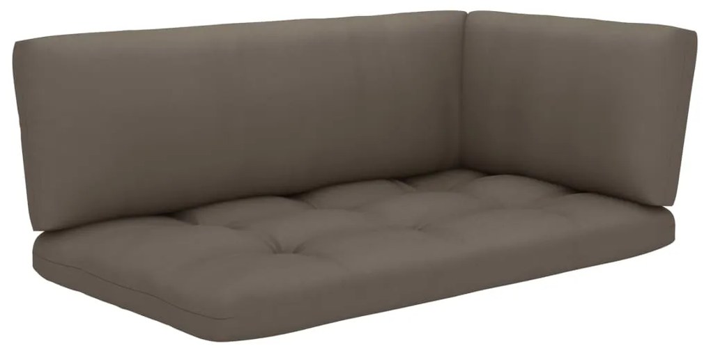 4 pcs conjunto lounge paletes pinho impregnado castanho mel