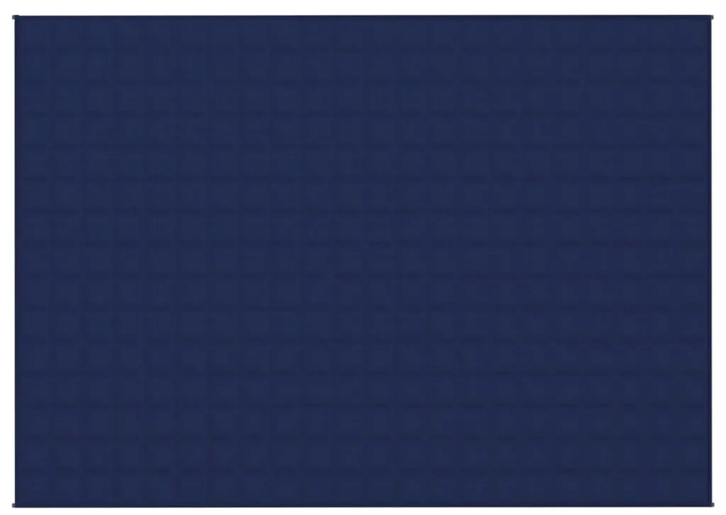 Manta pesada 11 kg 155x220 cm tecido azul