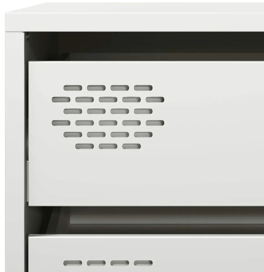 Aparador 68x39x58,5 cm aço laminado a frio branco