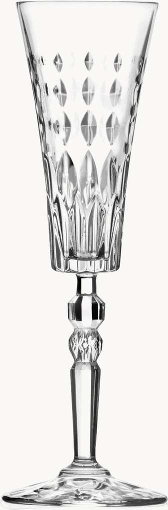 Copos de champanhe em cristal Marilyn, conjunto de 6
