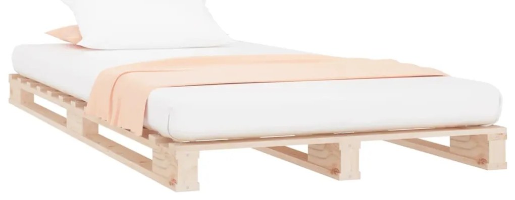 Cama de paletes pinho maciço 90x200 cm