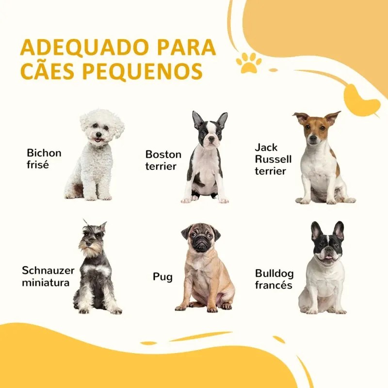 PawHut Parque para Cães de 6 Painéis Gaiola de Metal para Animais de E