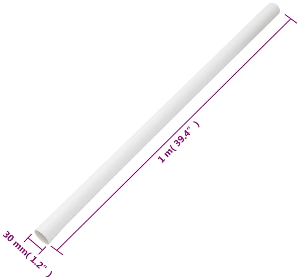 Calhas para cabos Ø30 mm 30 m PVC