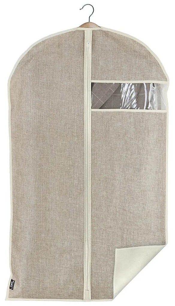 Capa para Fatos Domopak Living Maison Castanho Bege Polipropileno Plástico 60 x 100 cm