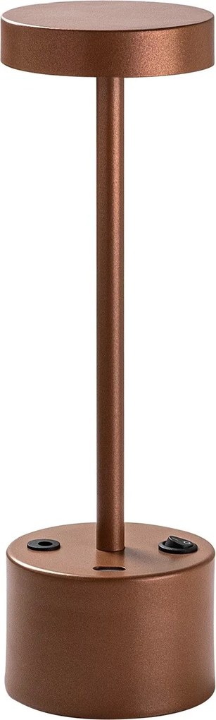Candeeiro de Mesa Keyf – Cobre – Diâmetro 9 cm Altura 28 cm