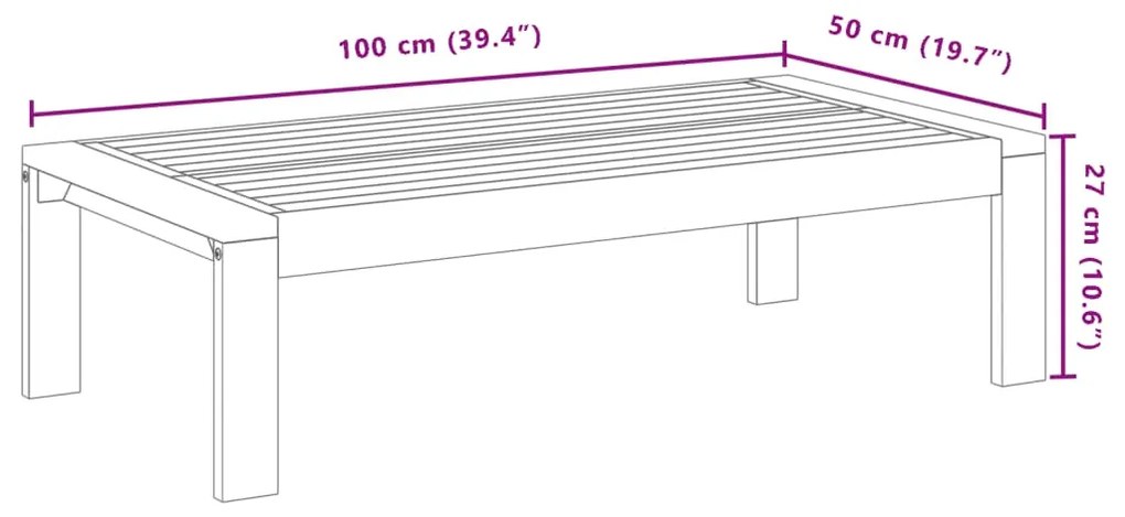 4 pcs conjunto de sofás de jardim com almofadões acácia maciça