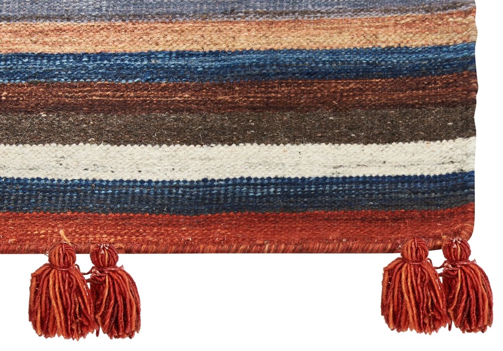 Tapete Kilim em lã multicolor 200 x 300 cm MRGASHAT Beliani