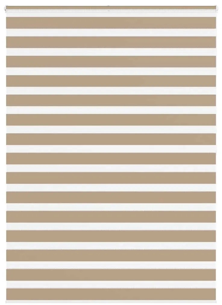 vidaXL Cortina de zebra 160x200 cm largura do tecido 155,9cm poliéster