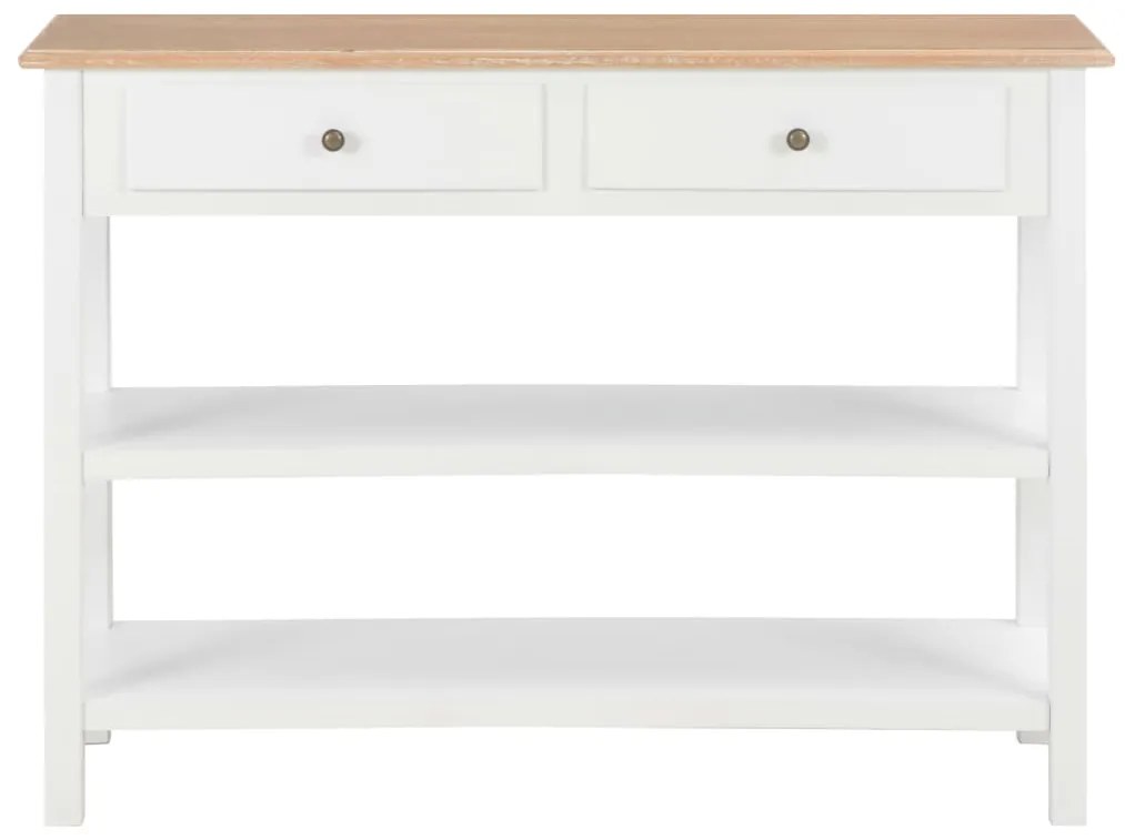 Aparador 110x35x80 cm MDF branco