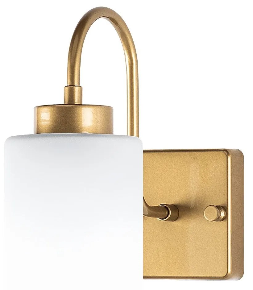 Aplique Duzsuz – Branco e Dourado – 10 x 23 x 24 cm