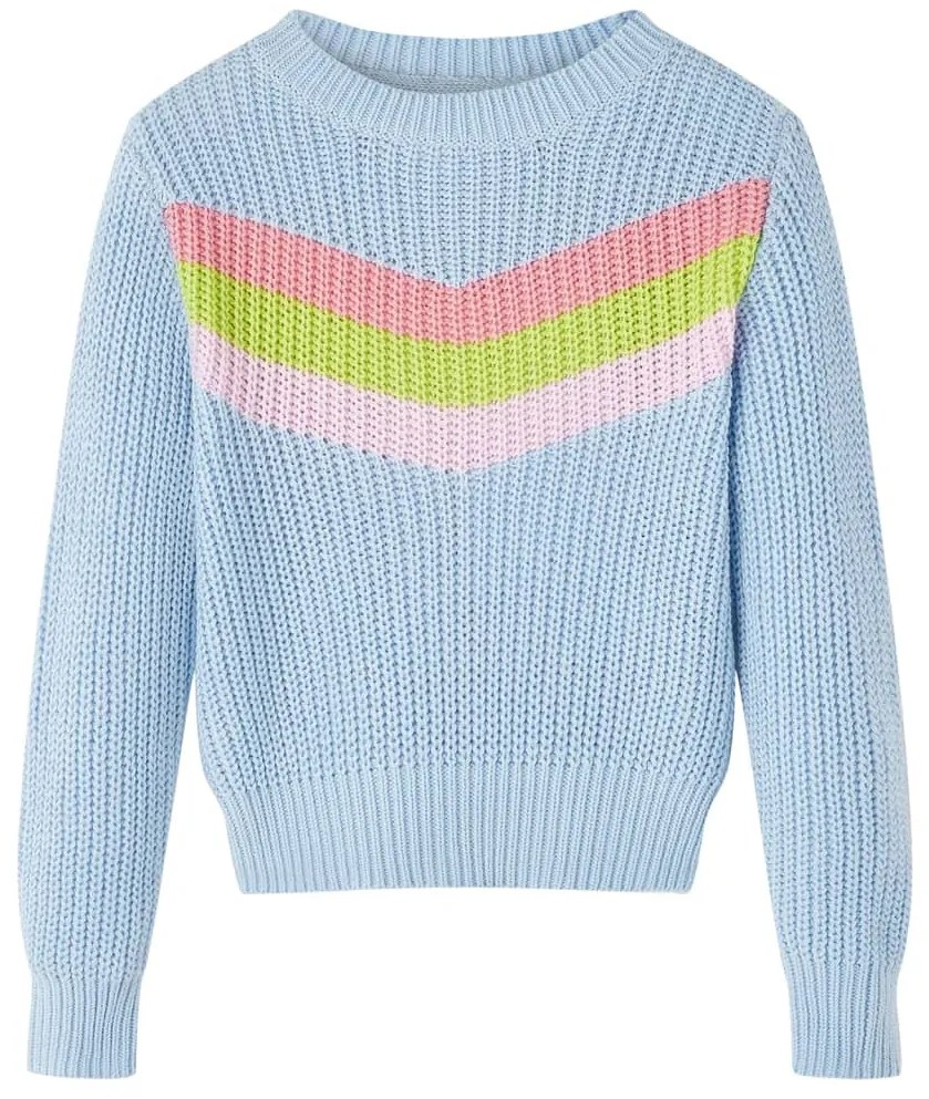Camisola de malha para criança azul 104