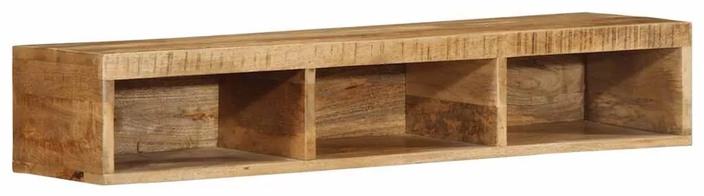 vidaXL Armário de TV para parede 100x30x19 cm mangueira áspera maciça