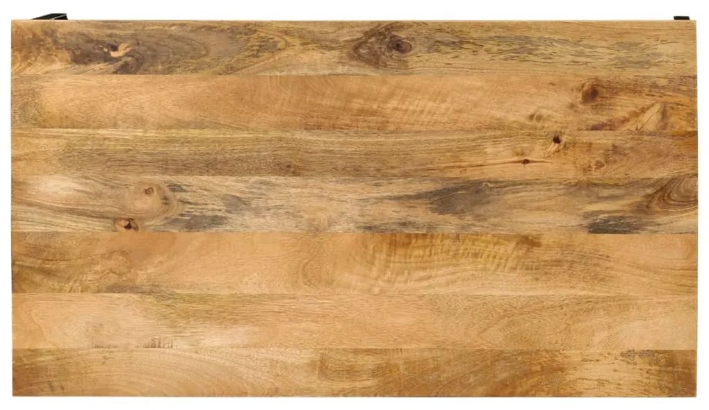 Mesa de centro 100x55x35 cm madeira de mangueira maciça