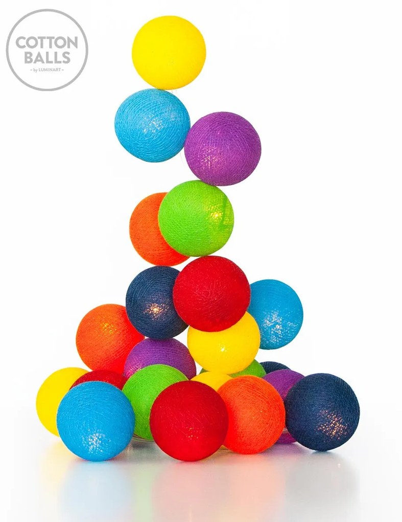 Grinalda Rainbow - 10 luzes (em linha)