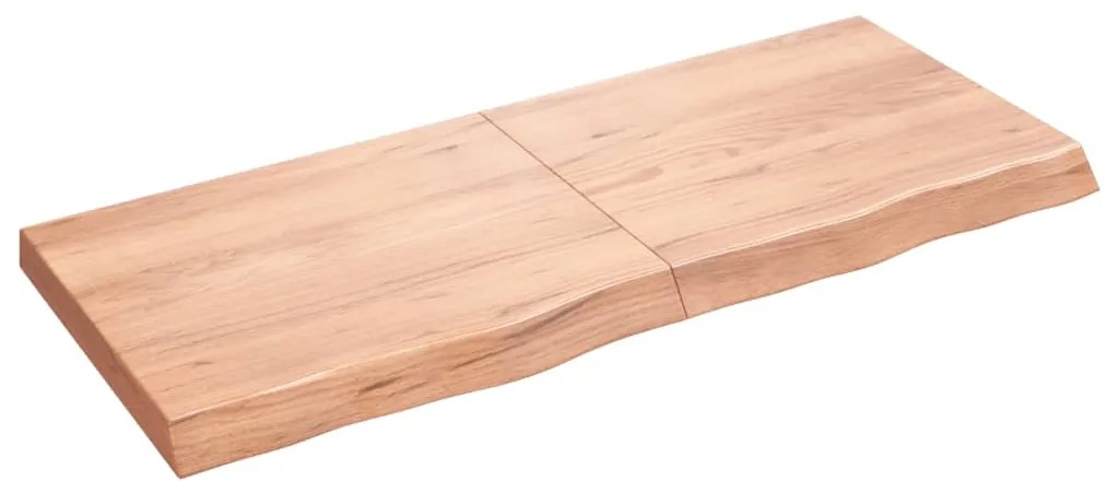 vidaXL Prateleira de parede 120x50x(2-6) cm carvalho tratado castanho