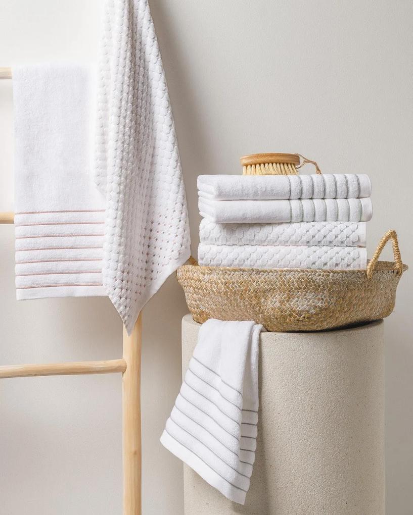 Jogo de toalhas de banho 3 peças 100% algodão 500gr./m2 - Soft Lasa Home: Verde